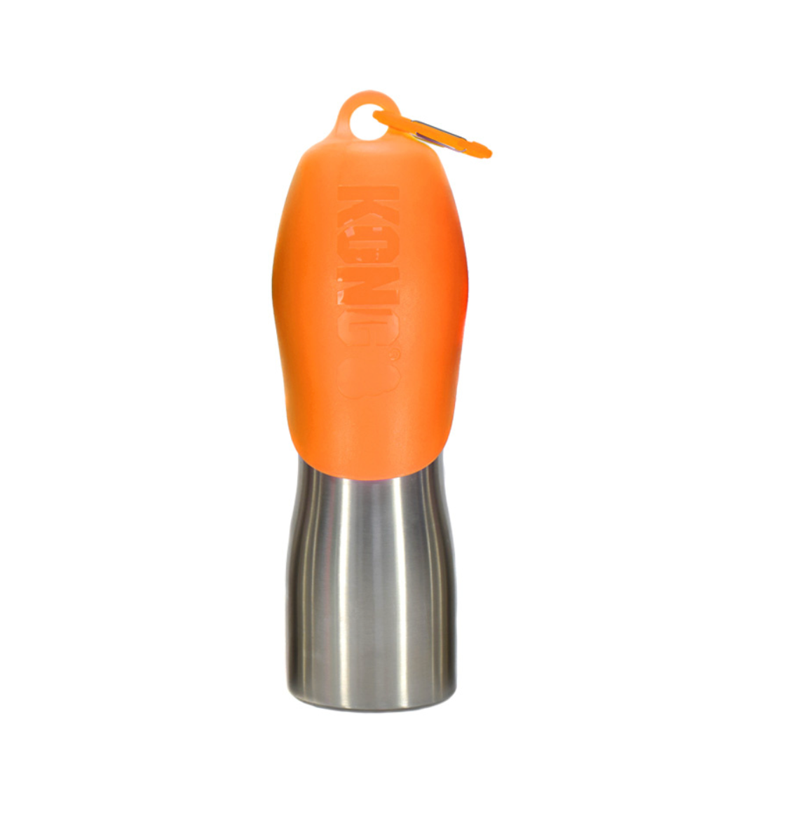 Kong H2O Trinkflasche Edelstahl Orange